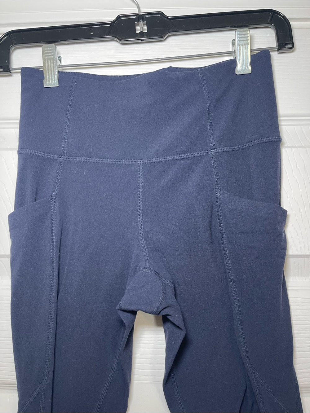 Athleta Navy Blue Active Leggings with Pockets
